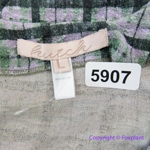 Hutch Pink And Green Plaid Dress, size L - Picture 14 of 16